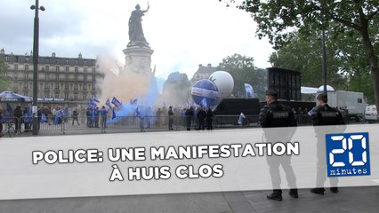 Police: Une manifestation à huis clos