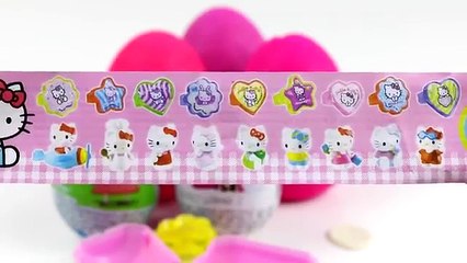 Kinder Surprise Eggs Peppa Pig Hello Kitty Frozen Play Doh Mickey Mouse Egg