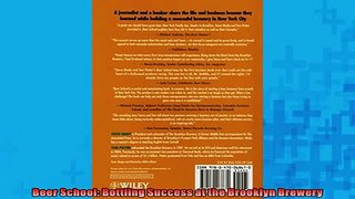 FREE PDF DOWNLOAD   Beer School Bottling Success at the Brooklyn Brewery READ ONLINE