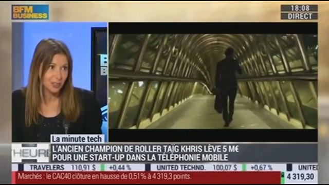 La Minute Tech: L'ancien champion de roller Taïg Khris lève 5 millions d'euros pour une start-up dans la téléphonie mobile - 18/05