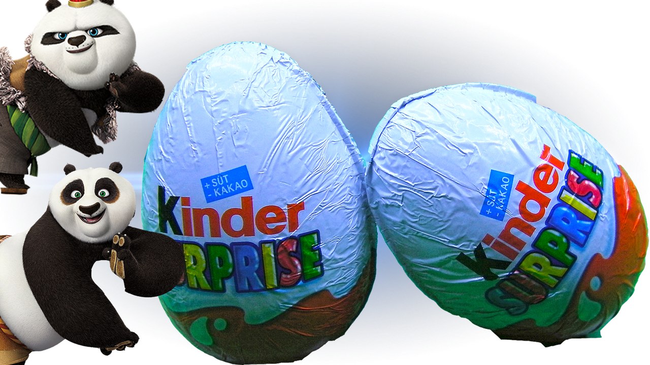 Kinder Sürpriz Yumurta Açma Panda Mixart Sprinty ve Prognathodon Karakterleri