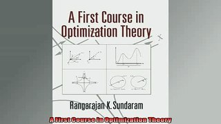 READ book  A First Course in Optimization Theory  FREE BOOOK ONLINE