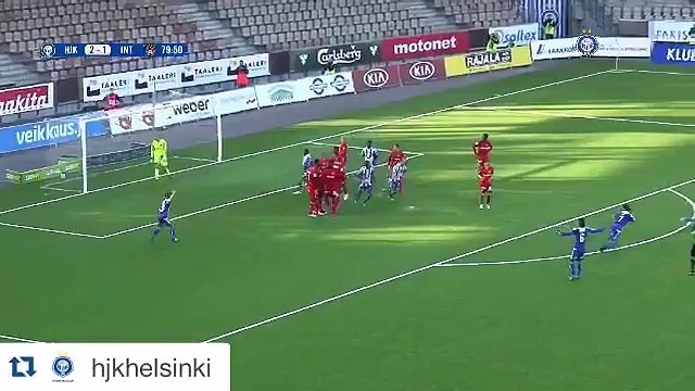 Le joli coup franc direct de Taye Taiwo !