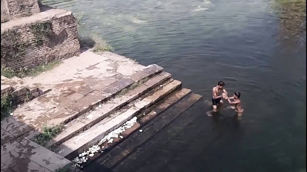 Ghost Caught On Camera Jumping In Water!!