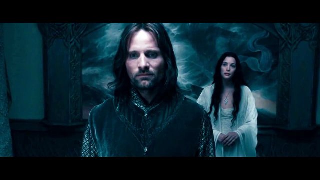 The Lord of the rings The fellowship of the ring, Arwen and Aragorn tribute