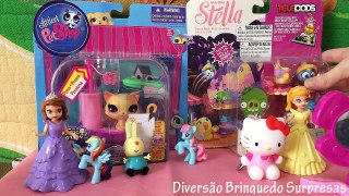 Littlest Pet Shop and Angry Birds Stella play doh toys brinquedos