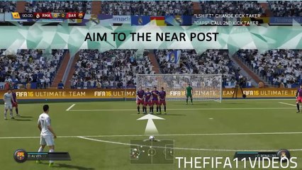 FIFA 16 DIRECT RABONA FREE KICK TUTORIAL