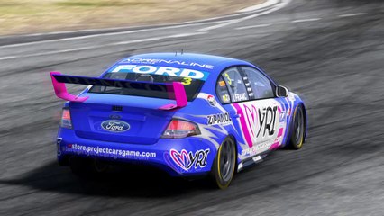 Project Cars Ruapuna Park A Circuit TT Ford Falcon Supercar 0:33:454 stock tune