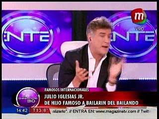 Julio Iglesias Jr. también será una figura internacional del Bailando