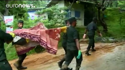 Sri Lanka: decenas de muertos y desaparecidos en corrimientos de tierra