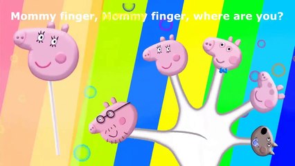 Peppa Pig Lollipop Finger Family Nursery Rhymes Songs for Children1