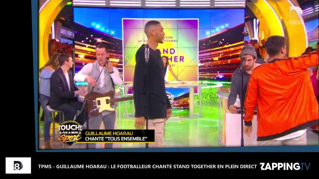 TPMS - Guillaume Hoarau : Le footballeur chante Stand Together en plein direct (Vidéo)