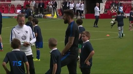 Première journée dans le Pays Basque pour les Bleus
