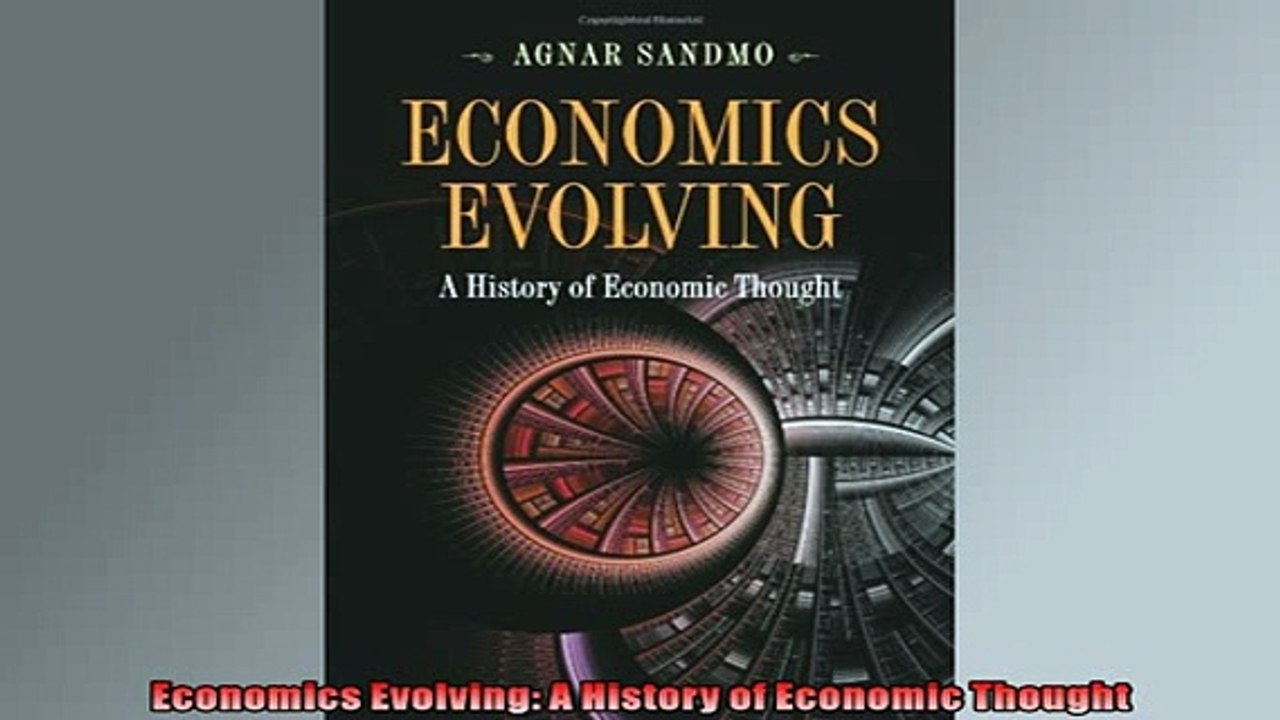 FREE DOWNLOAD  Economics Evolving A History of Economic Thought  BOOK ONLINE