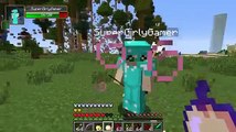 PAT And JEN PopularMMOs | Minecraft CRAZY MOBS EVERYWHERE ZOMBIE WITCHES, SPIDER PIGS & STAR TURRETS