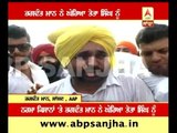 Bhagwant Mann roughed up  Tota Singh on cotton farmers