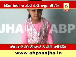 Youths fired in marriage palace, innocent girl dies