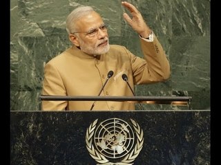 PM Modi stresses on eradicating poverty at the UN General Assembly