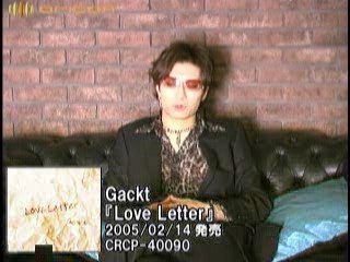 Gackt - Oricon [Love Letter]