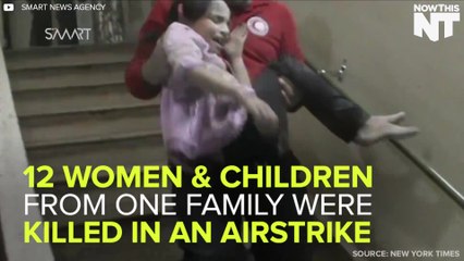 12 Women & Children From The Same Family Killed In Airstrike In Syria