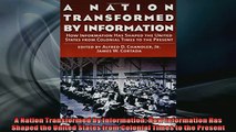 READ THE NEW BOOK   A Nation Transformed by Information How Information Has Shaped the United States from  FREE BOOOK ONLINE