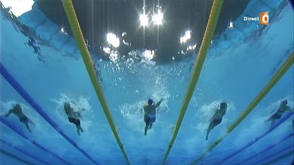 séries 100m dos F - ChE 2016 natation (Gheorghiu, Cini)