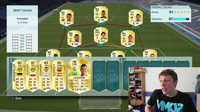 FIFA 16 - LUCKIEST FUT DRAFT EVER!! - FIFA 16 ULTIMATE TEAM