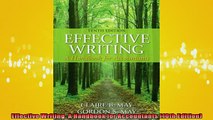 FREE PDF  Effective Writing A Handbook for Accountants 10th Edition  FREE BOOOK ONLINE