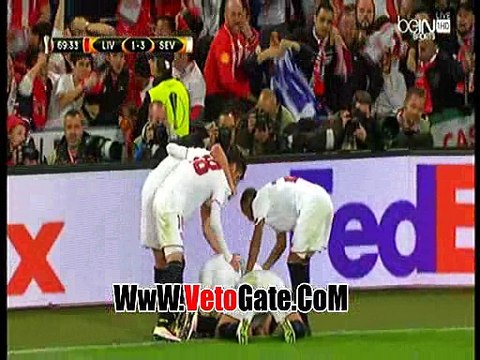 كوكى يتقدم بالهدف الثالث لـ اشبيلية فى ليفربول