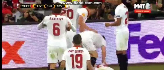 Coke Second Goal HD - Liverpool 1-3 Sevilla - Premier League