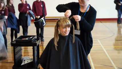 Emily's Headshave for Little Princess trust