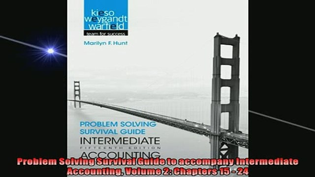 Free PDF Downlaod Problem Solving Survival Guide to accompany Intermediate Accounting Volume 2 Chapters 15 READ ONLINE