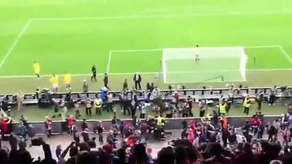 Скачать видео: Fans Fight in Final Europa League = Liverpool 1-3 Sevilla 18.05.2016