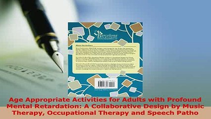 Download  Age Appropriate Activities for Adults with Profound Mental Retardation A Collaborative  Read Online