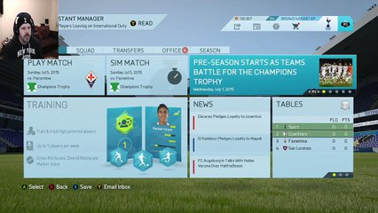 Fifa 16 PC Season Spurs V Florentina Friendly Cup Episode 1