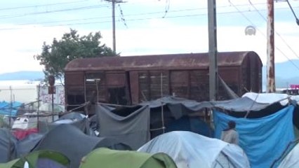 İdomeni'de Polis ve Sığınmacılar Arasında Arbede