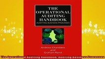 READ THE NEW BOOK   The Operational Auditing Handbook Auditing Business Processes  FREE BOOOK ONLINE