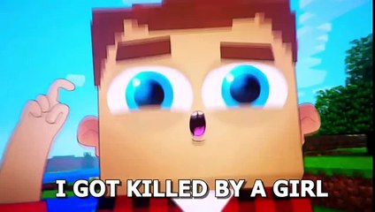 Minecraft jams I got killed by a girl and I liked it(meme edition)( trailer)