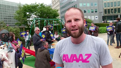 Manifestation contre le glyphosate à Bruxelles