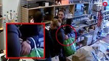 فتاة تسرق سلع أمام أعين صاحب المتجر  في غلاسكو