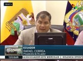 Ecuador: pdte. Correa llama a la calma tras sismo de 6.8 grados