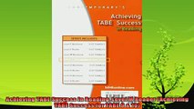 new book  Achieving TABE Success In Reading Level M Reader Achieving TABE Success for TABE 9  10