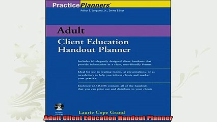 read here  Adult Client Education Handout Planner