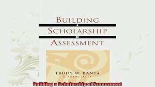 best book  Building a Scholarship of Assessment