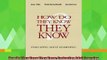 new book  How Do They Know They Know Evaluating Adult Learning