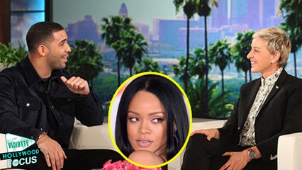 Drake Talks Rihanna Relationship on Ellen Show