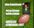 fut bol americano ardillas saltillo 2007 alan castanuela#22