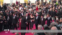 Celebrities hit red carpet for Dardenne brothers' film premiere