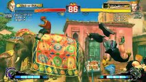 Ultra Street Fighter IV battle: Abel vs Guile e meu controle ruim.