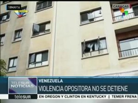 Venezuela: denuncian violencia por parte de opositores durante marcha